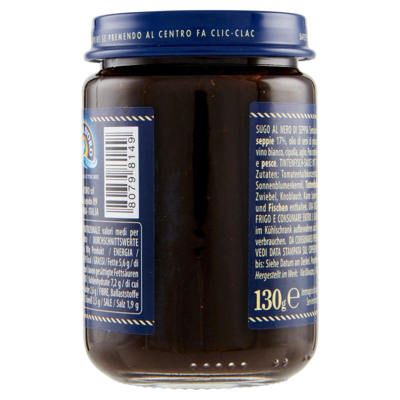 L'Isola d'Oro Sugo al Nero di Seppia 130 g