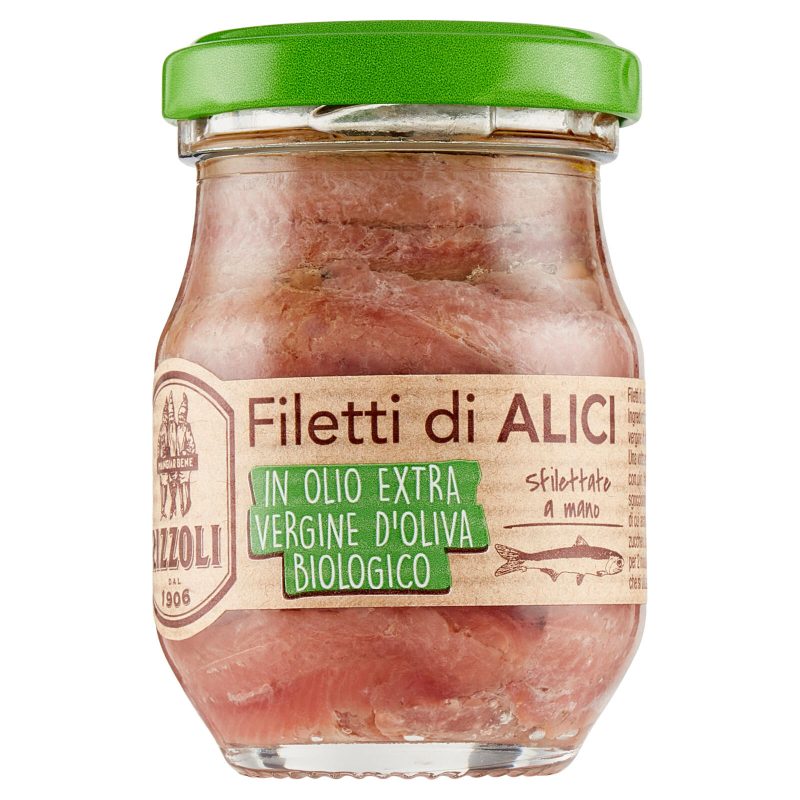 Rizzoli Filetti in Olio Extra Vergine d'Oliva Biologico 90 g