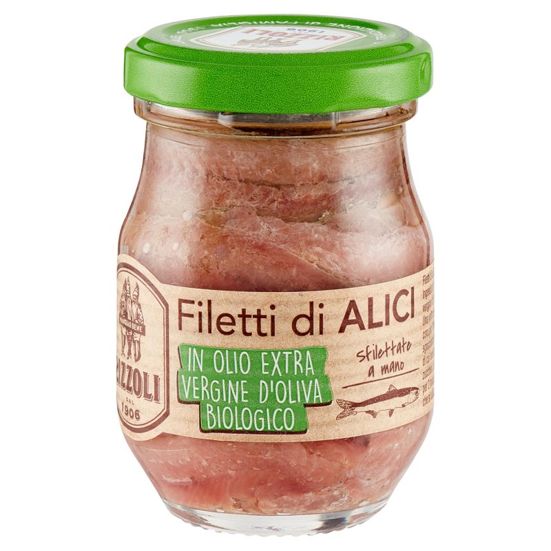 Rizzoli Filetti in Olio Extra Vergine d'Oliva Biologico 90 g