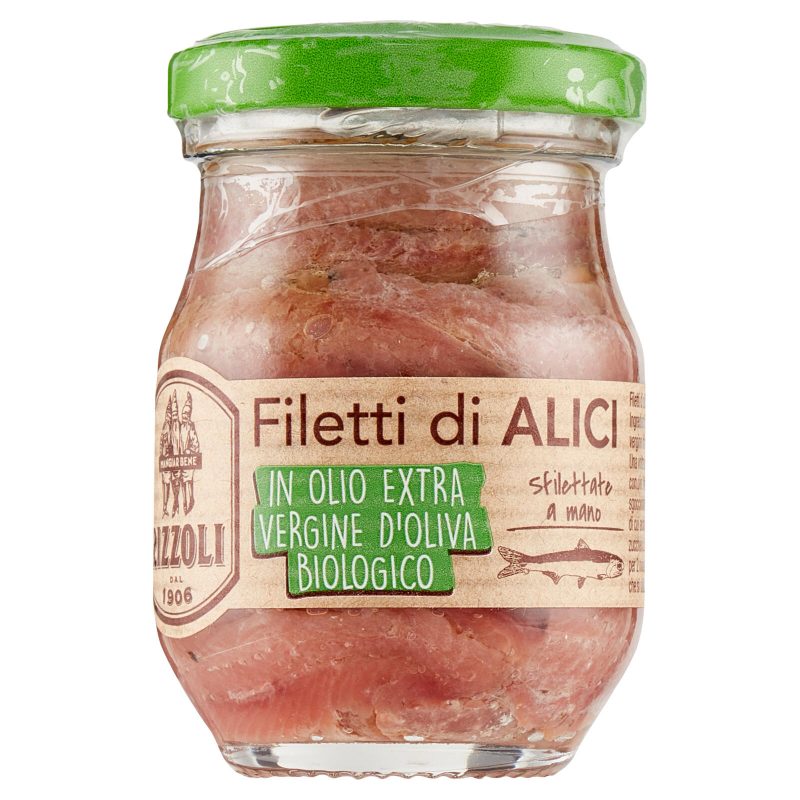 Rizzoli Filetti in Olio Extra Vergine d'Oliva Biologico 90 g