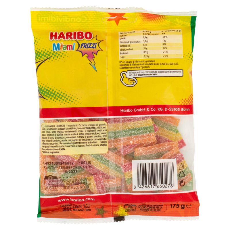 Haribo Miami Fr!zzi 175 g