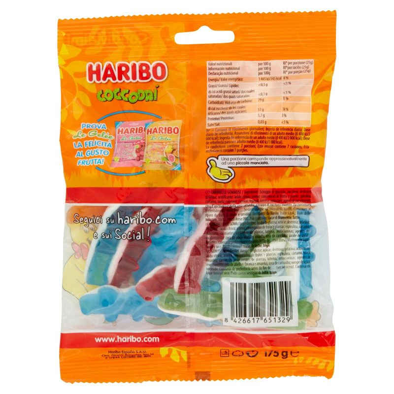 Haribo Coccodrì 175 g