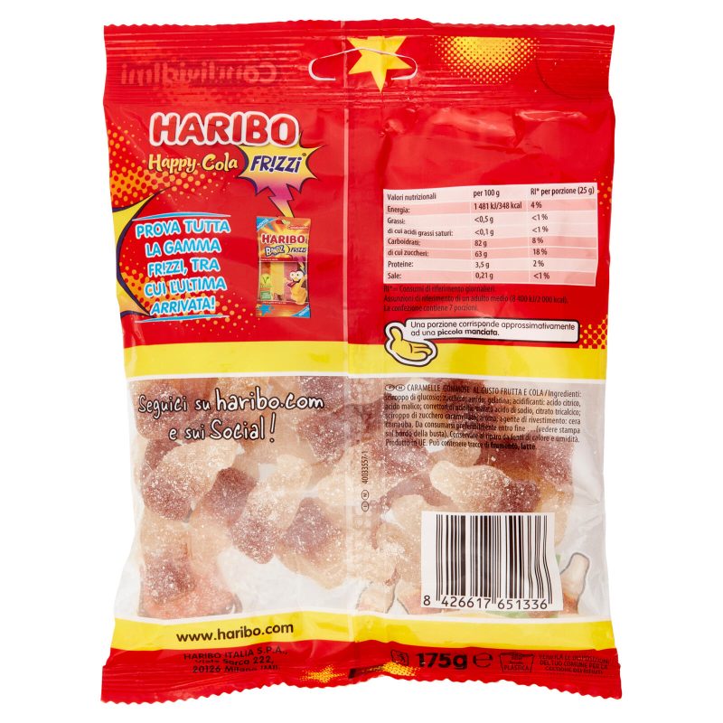 Haribo Happy-Cola Fr!zzi 175 g