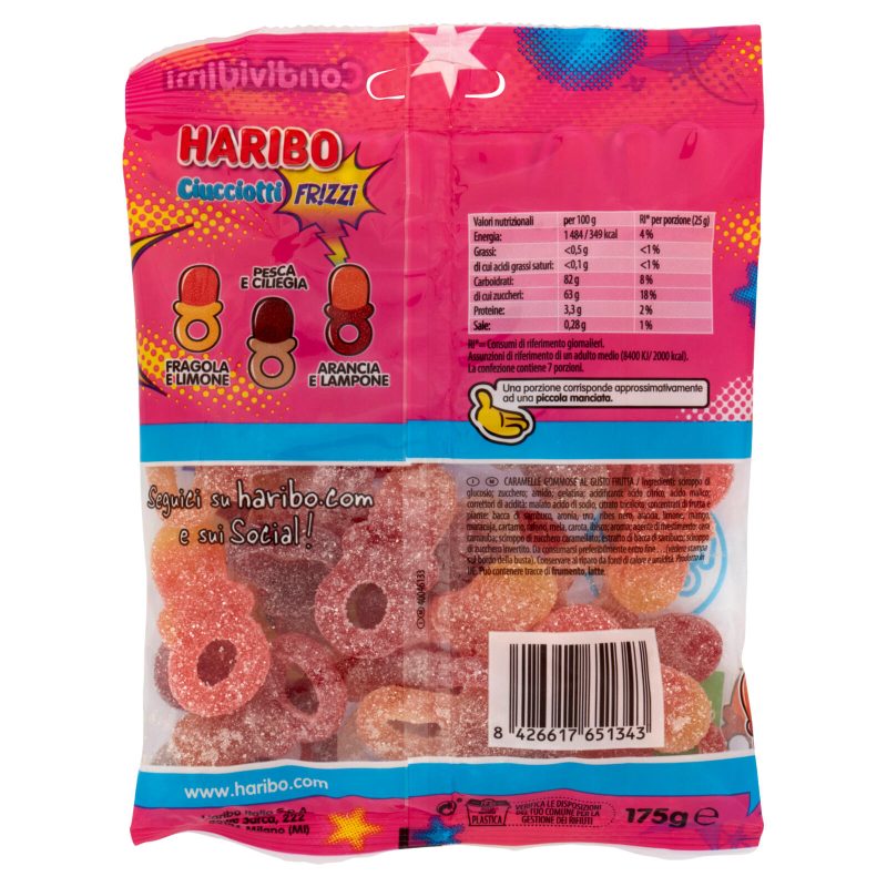 Haribo Ciucciotti Fr!zzi 175 g