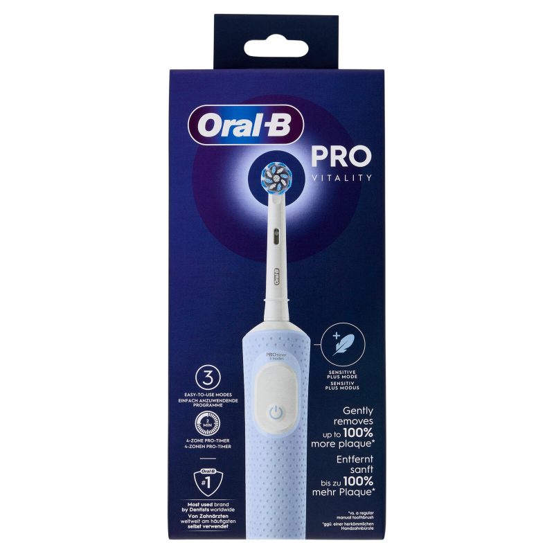 Oral-B Spazzolino Elettrico Denti Ricaricabile Pro Vitality Vapor Blue