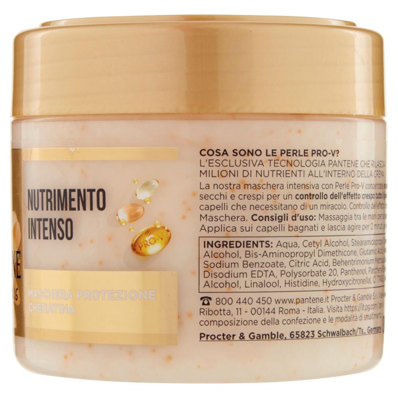 Pantene Pro-V miracles Nutrimento Intenso Maschera Protezione Cheratina 300 ml