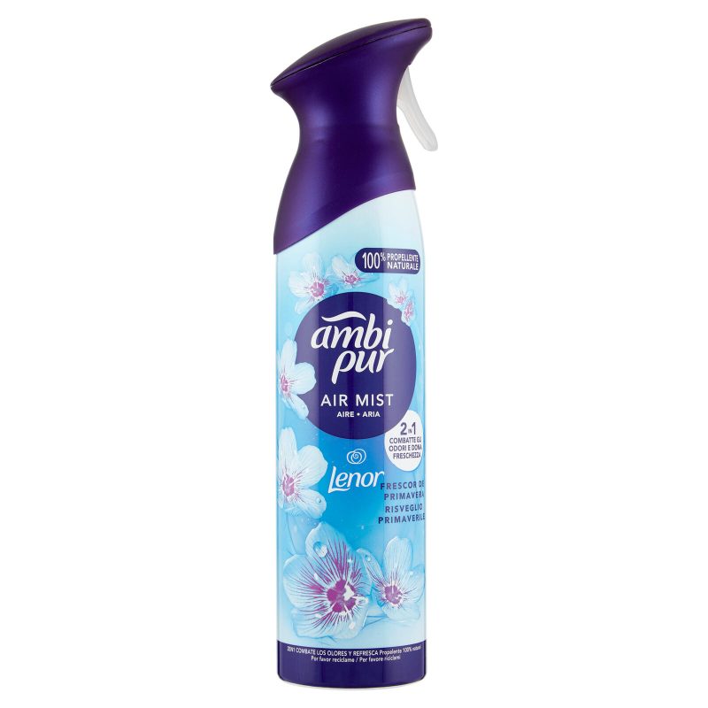 Ambi Pur Profumatore per Ambienti Deodorante Spray, Risveglio Primaverile 185 ml