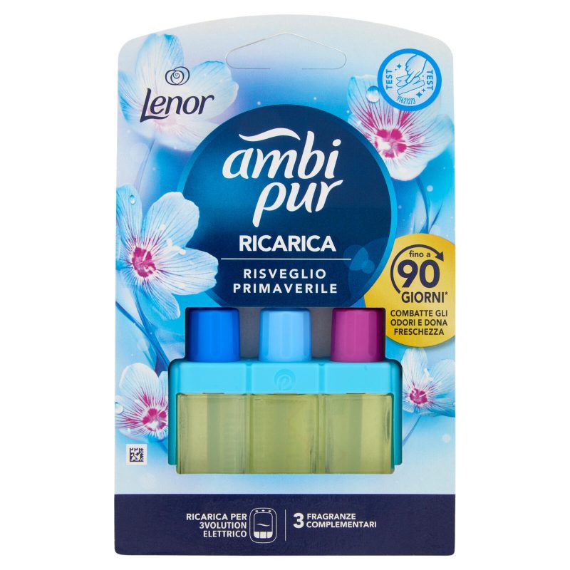 Ambi Pur Profumatore per Ambienti Elettrico Ricarica 3Volution, Risveglio Primaverile 20 ml