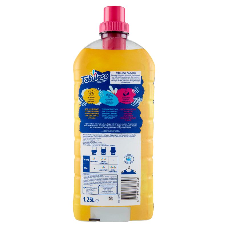 Fabuloso ammorbidente concentrato profumato Mandarino 1,25 L