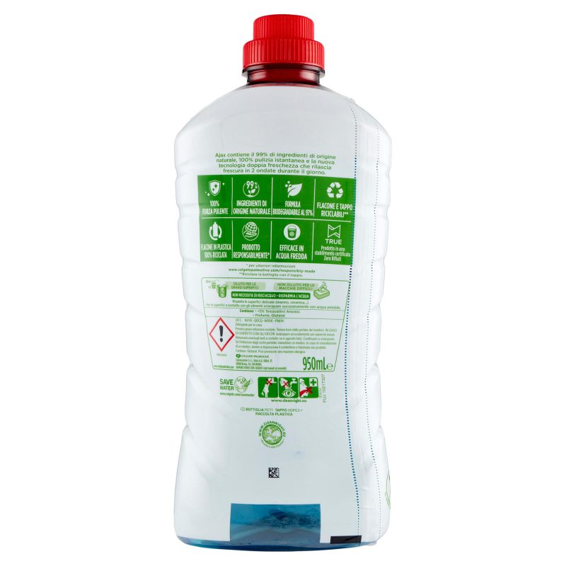 Ajax detersivo pavimenti Classico igiene e freschezza 950 ml