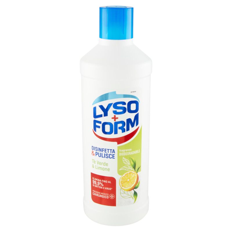 Lysoform Disinfetta & Pulisce Tè verde e Limone 1100 ml