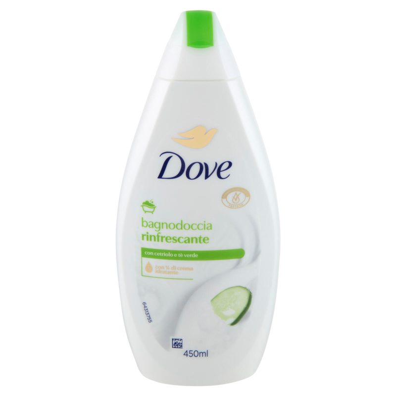 Dove bagnodoccia rinfrescante con cetriolo e tè verde 450 ml