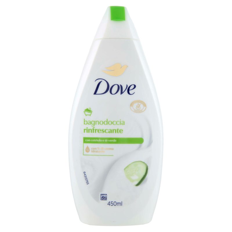 Dove bagnodoccia rinfrescante con cetriolo e tè verde 450 ml