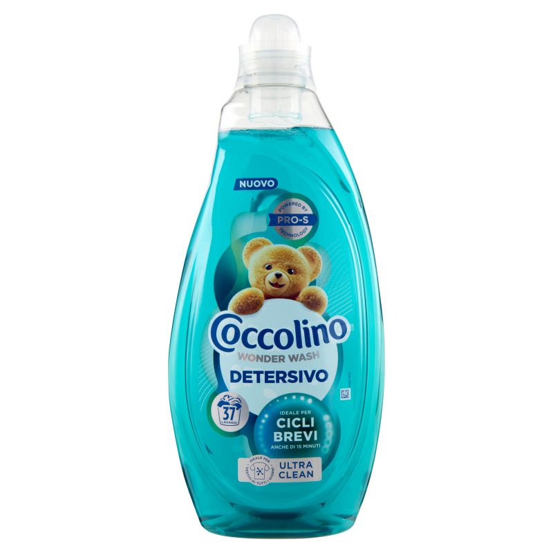 Coccolino Wonder Wash Detersivo Ultra Clean 37 Lavaggi 1,48 L