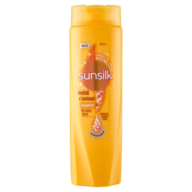 sunsilk Morbidi e Luminosi Shampoo per Capelli Secchi 250 ml