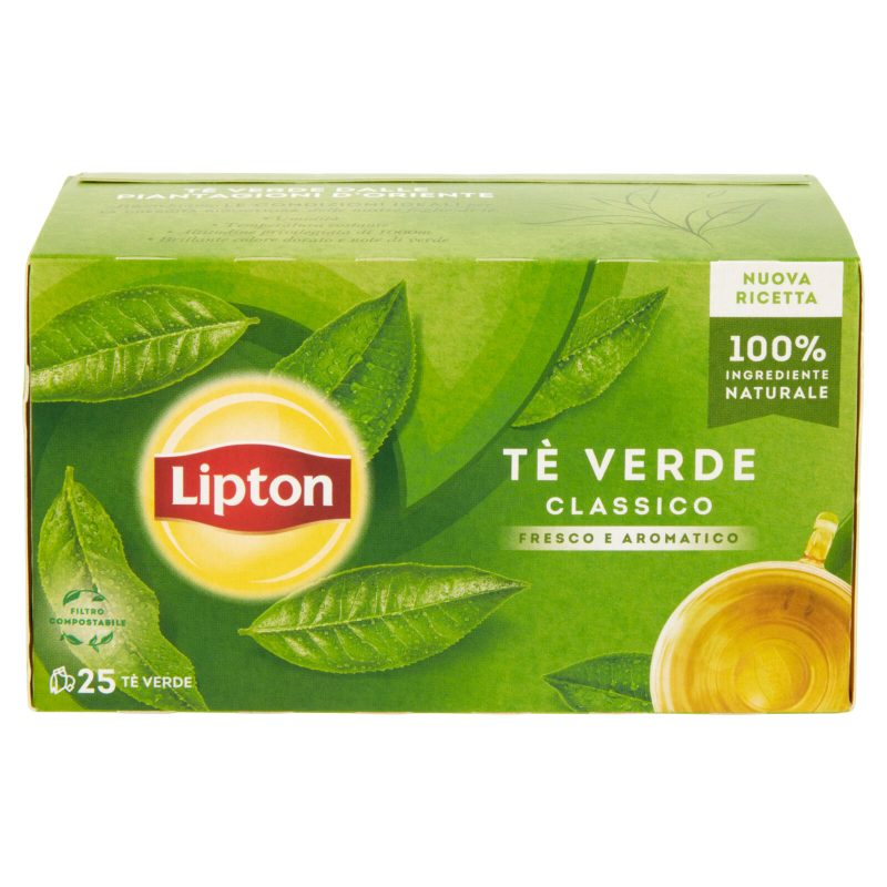 Lipton Tè Verde Classico 25 Filtri 32,5 g