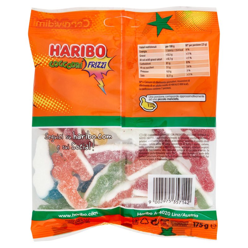 Haribo Coccodrì Fr!zzi 175 g