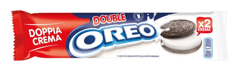 Oreo Double Creme, biscotti con doppia crema alla vaniglia - 157g