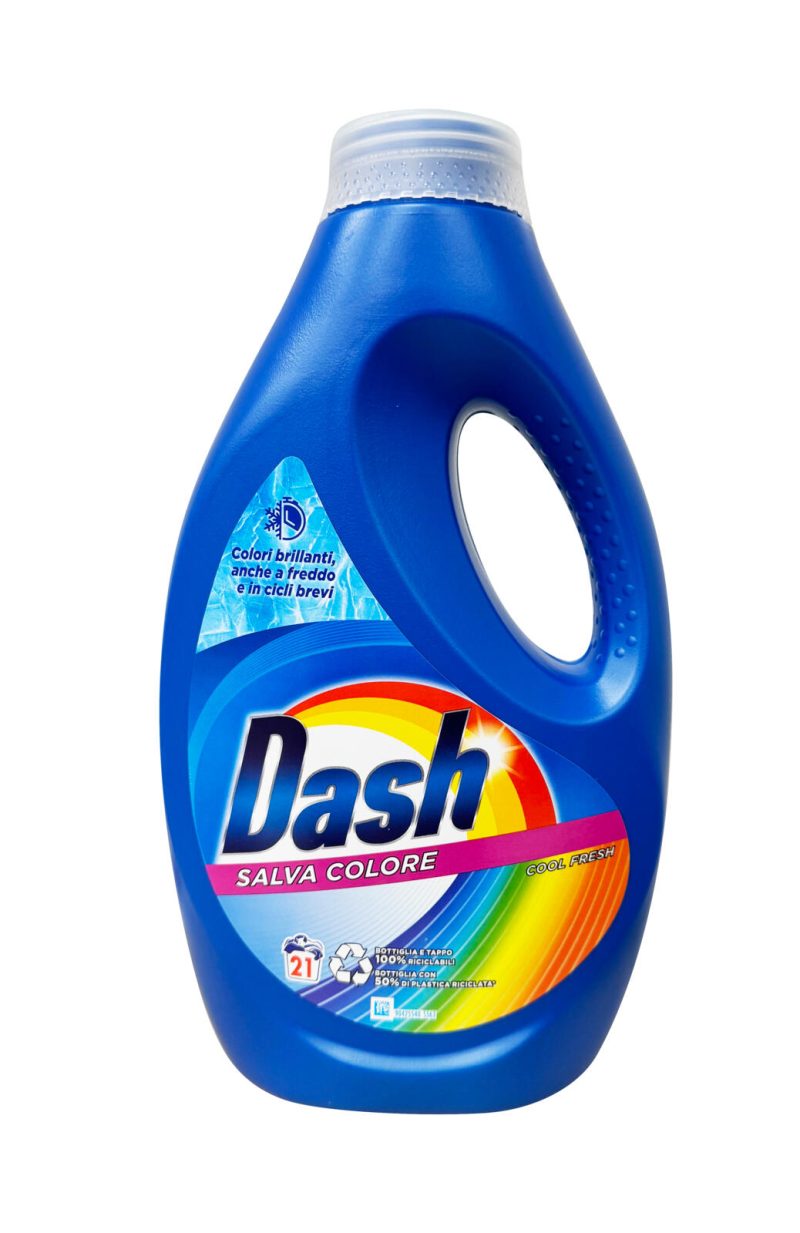 Dash Detersivo Liquido Lavatrice Salvacolore, 21 Lavaggi 1,05 L