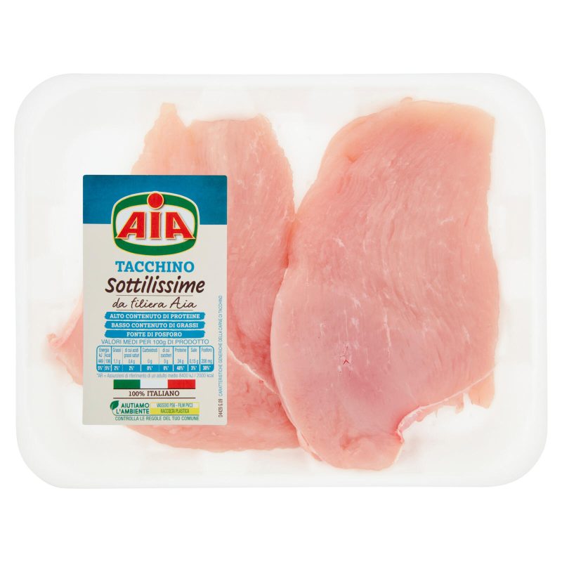 Aia Sottilissime di Fesa di Tacchino 200 g