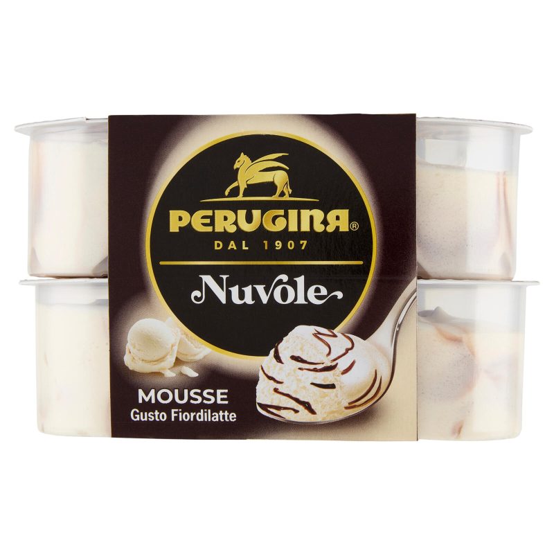 PERUGINA Nuvole Mousse Gusto Fiordilatte 4x60g