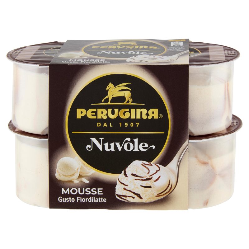 PERUGINA Nuvole Mousse Gusto Fiordilatte 4x60g