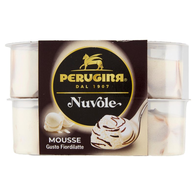 PERUGINA Nuvole Mousse Gusto Fiordilatte 4x60g