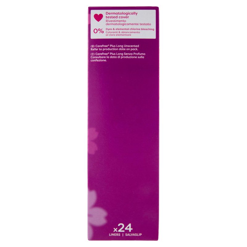 Carefree Plus Long Senza Profumo Salvaslip 24 pz