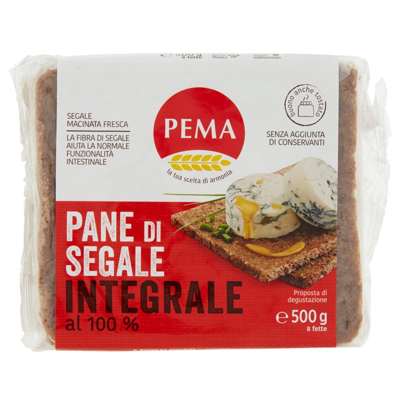 Pema Pane di Segale Integrale 500 g