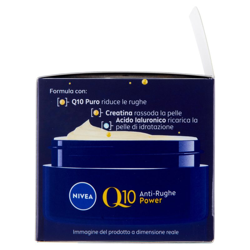 Nivea Q10 Anti-Rughe Power Crema Notte Extra Rigenerante Tutti i Tipi di Pelle 50 ml