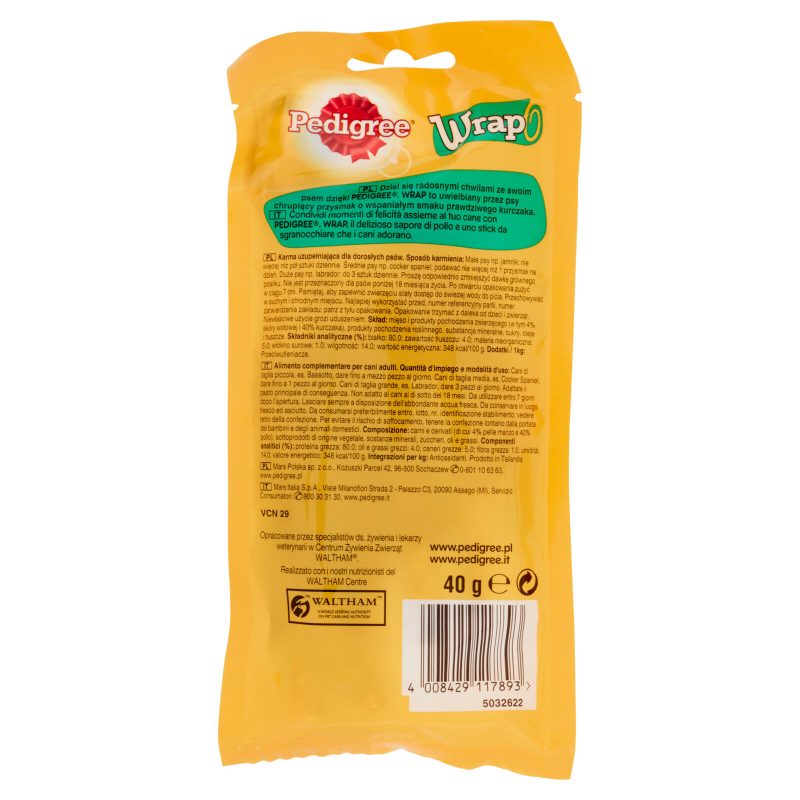 Pedigree Wrap Snack Cane 40 g