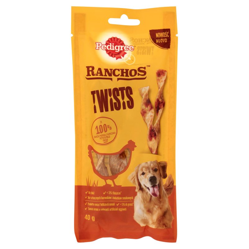 Pedigree Ranchos Twists 100% Petto di Pollo 40 g