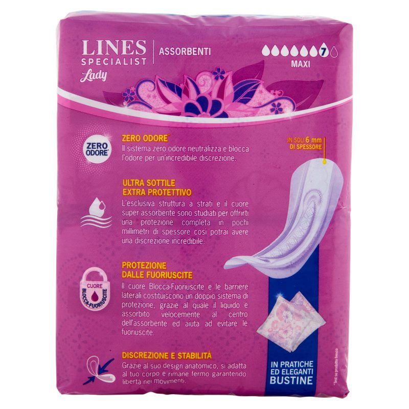 Lines Specialist Lady Assorbenti Maxi 12 pz