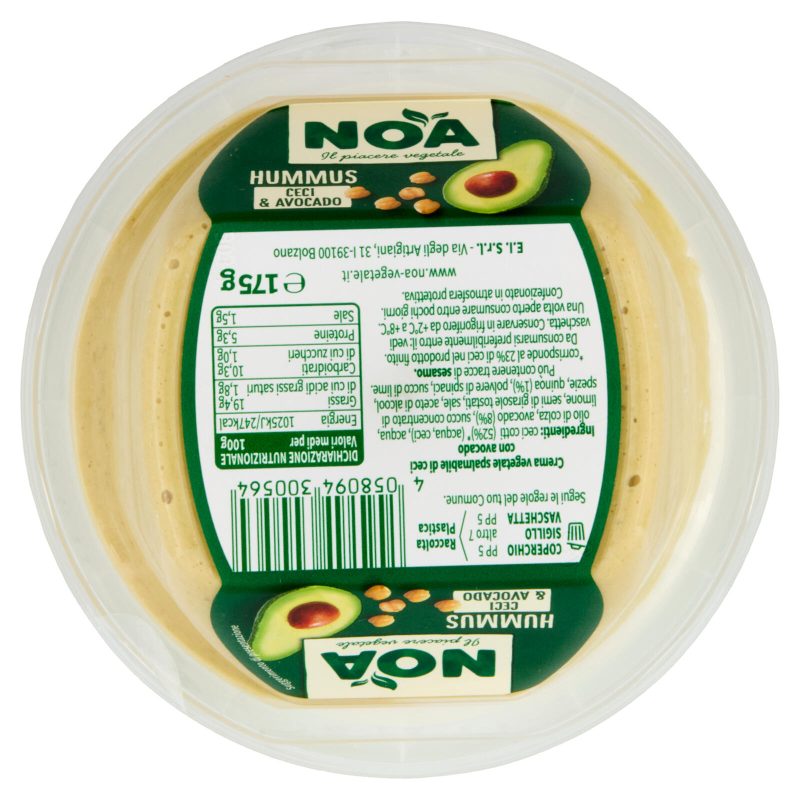 Noa Hummus Ceci & Avocado 175 g