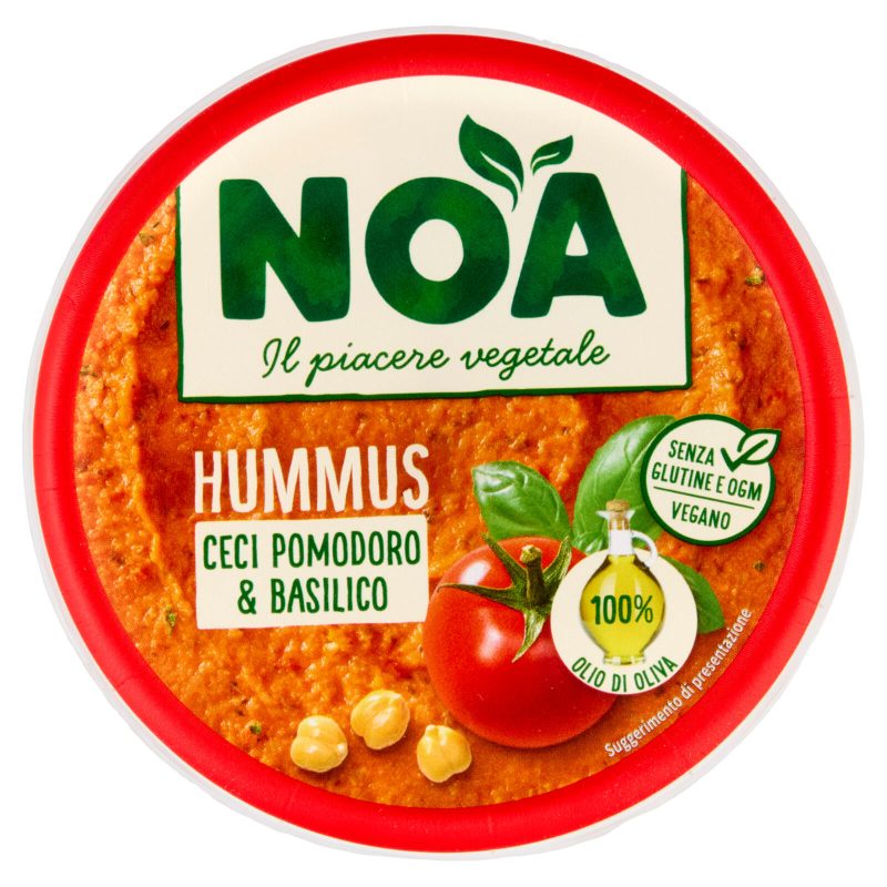 Noa Hummus Ceci Pomodoro & Basilico 175 g