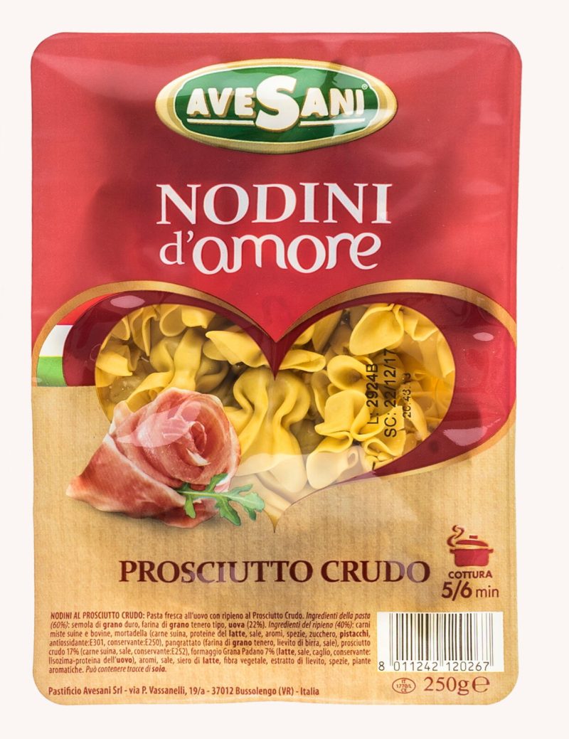 Pastificio Avesani Nodini al prosciutto crudo 250 g