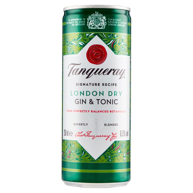 Tanqueray London Dry Gin & Tonic 250 ml