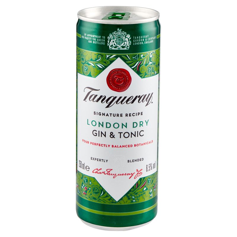 Tanqueray London Dry Gin & Tonic 250 ml