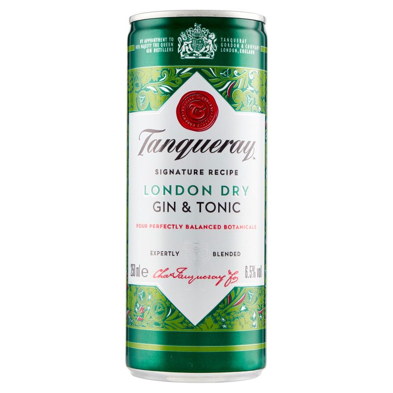 Tanqueray London Dry Gin & Tonic 250 ml