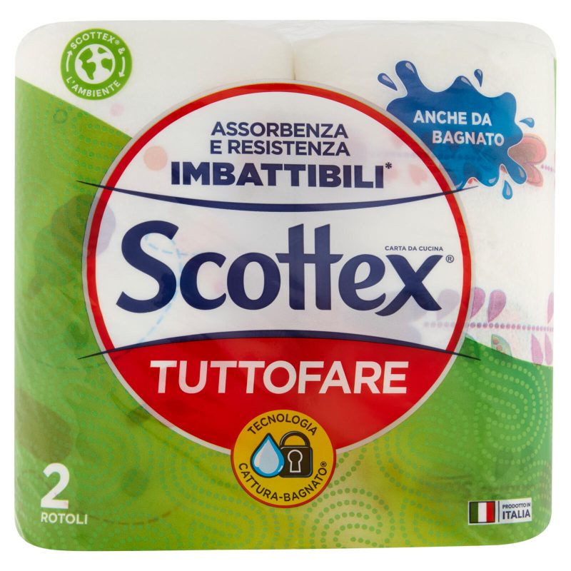 Scottex Tutto fare Carta da Cucina 2 pz