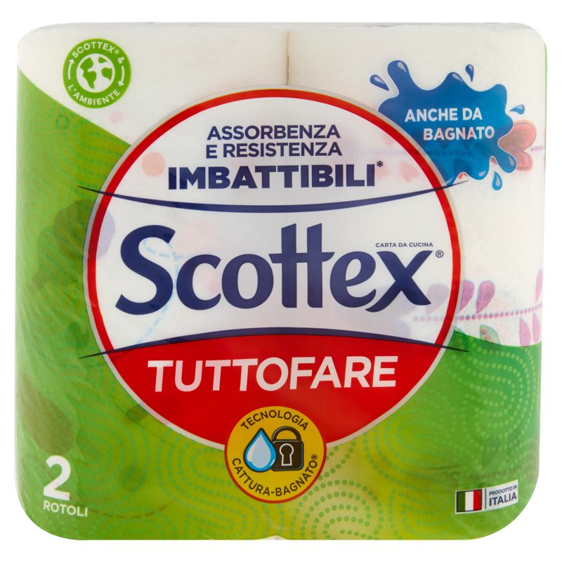 Scottex Tutto fare Carta da Cucina 2 pz