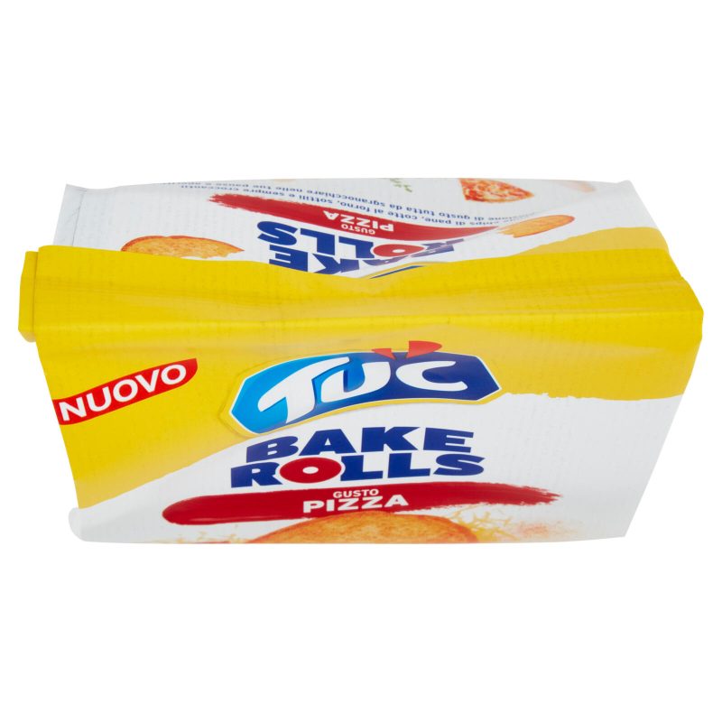 Tuc Bake Rolls, Chips di Pane Sottile e Croccanti al Gusto Pizza 150 g