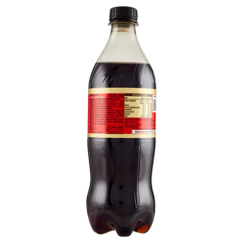 Coca-Cola Zero Zuccheri Zero Caffeina PET 660 ml