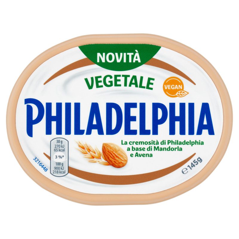 Philadelphia Vegetale preparazione spalmabile a base di mandorla e avena - 145g