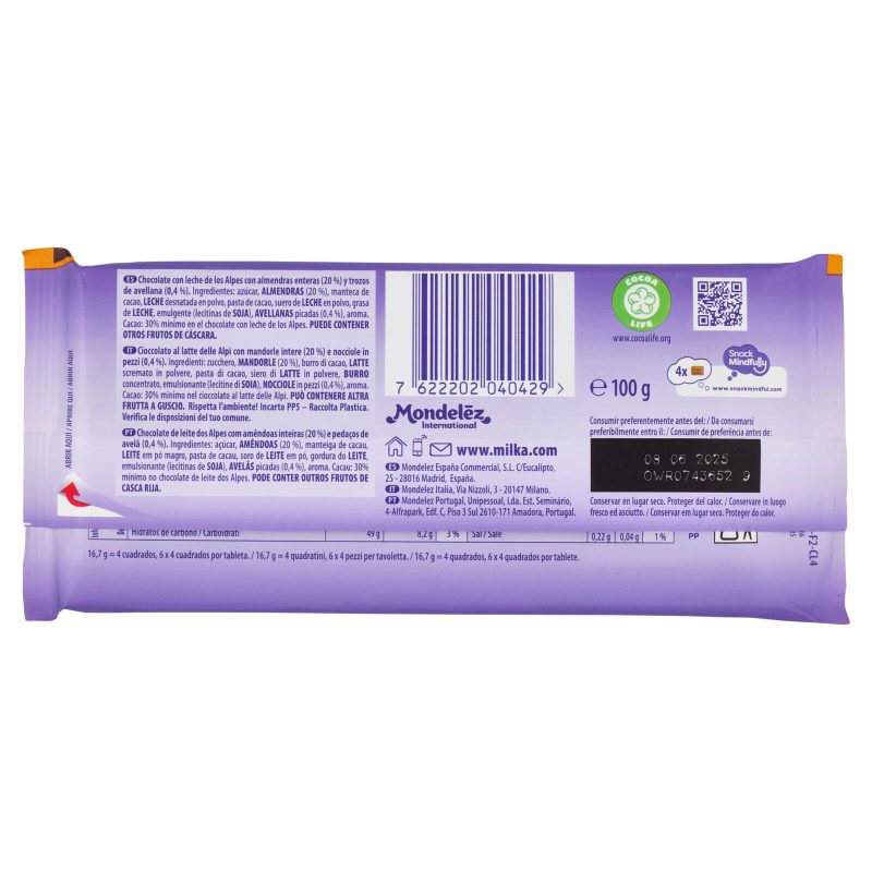 Milka Mandorlato 100 g