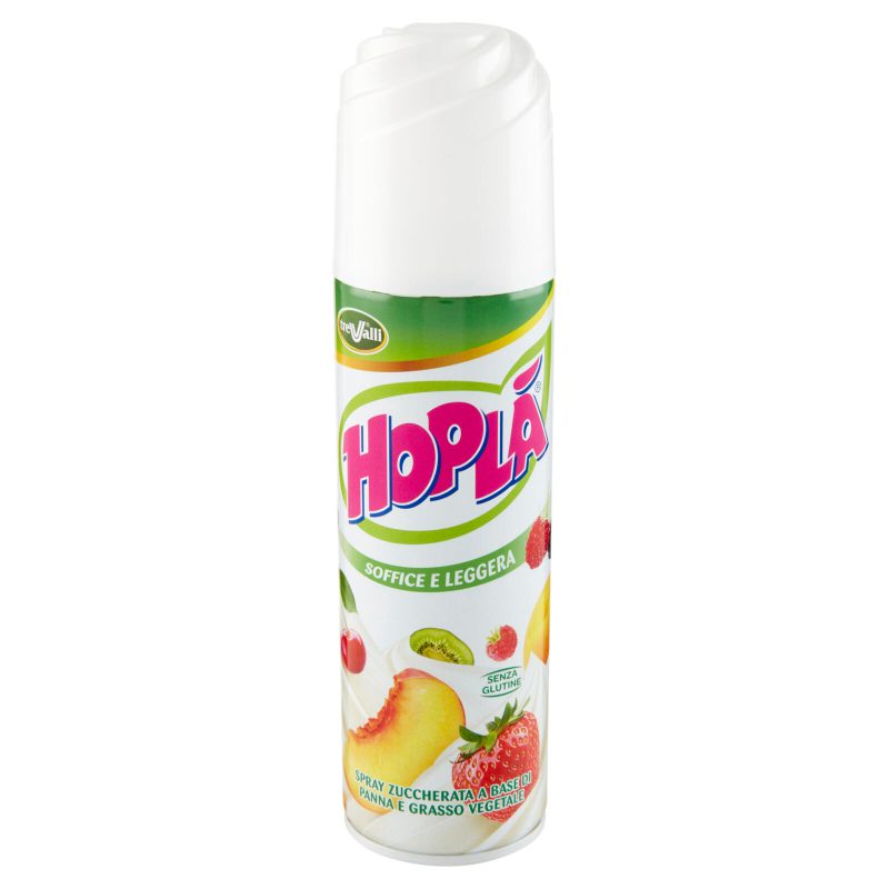 Hoplà Spray Zuccherata a Base di Panna e Grasso Vegetale 250 g