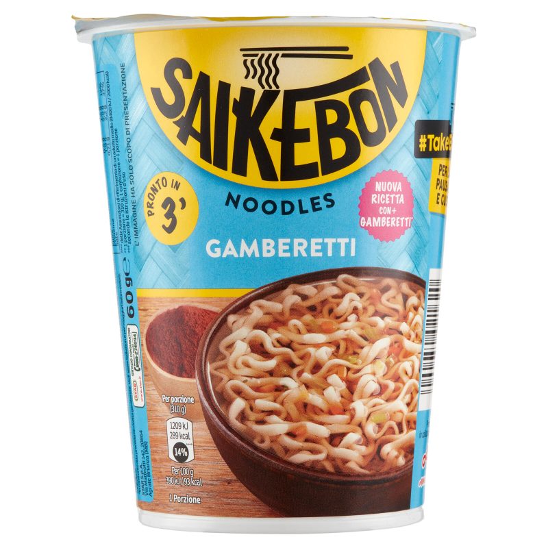 Saikebon Noodles Gamberetti 60 g