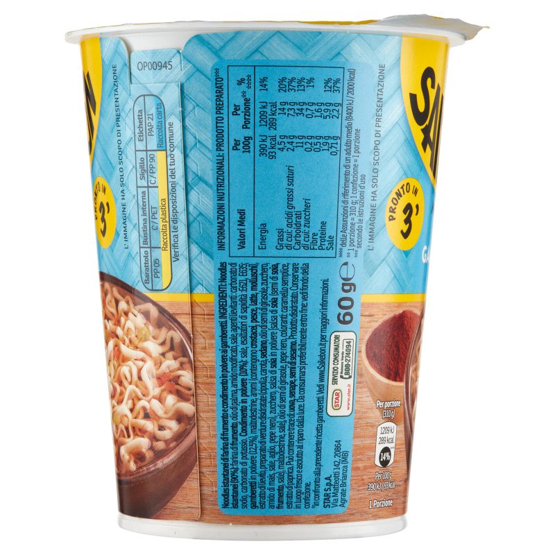 Saikebon Noodles Gamberetti 60 g