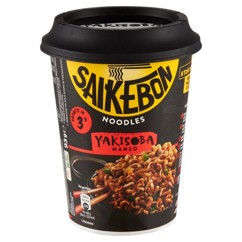 Saikebon Noodles Yakisoba Manzo 93 g