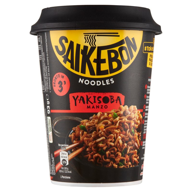 Saikebon Noodles Yakisoba Manzo 93 g